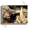 Anime Inuyasha Poster Kraft Paper Posters Vintage Home Room Bar Cafe Decor Aesthetic Art Wall Painting 23 - Anime Posters Shop