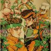 Anime JoJo Bizarre Adventure Retro Poster Kraft Paper Prints and Posters DIY Home Bar Cafe Movie 33 - Anime Posters Shop
