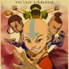 Anime The Last Airbender Avatar Series Retro Canvas Painting Poster Aesthetic HD Print Wall Art Pictures 4 - Anime Posters Shop