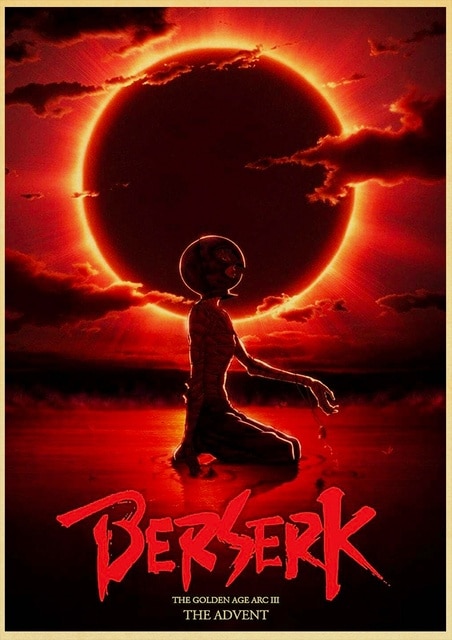 BERSERK Posters Retro Kraft Paper Vintage Room Home Bar Cafe Decor Aesthetic Art Wall Painting.jpg 640x640 15 - Anime Posters Shop