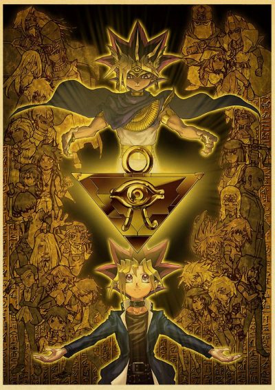 Classic Nostalgic Anime Manga Yu Gi Oh Retro Poster Canvas Painting Wall Art home Decoration kawaii 29 - Anime Posters Shop