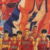 DLKKLB Classic Animation Movie SLAM DUNK Poster Vintage Bedroom Dormitory Home Decoration Painting 51x36cm Art Wall 3 - Anime Posters Shop