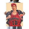 DLKKLB Classic Anime Movie SLAM DUNK Poster Vintage Basketball Home Decoration Painting Kraft Paper 51x36cm Art 6 - Anime Posters Shop