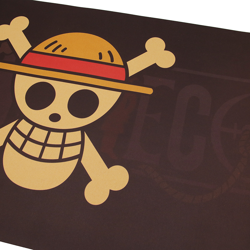 DLKKLB Classic Anime One Piece Poster Luffy Banner Kraft Paper Vintage Dormitory Home Decoration 50 5x35cm 2 - Anime Posters Shop