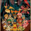 Digimon Adventure Poster Paintings Japan Anime Kraft Paper Classic Wall Art Prints Vintage Home Decor Birthday 2 - Anime Posters Shop