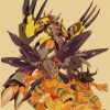 Digimon Adventure Poster Paintings Japan Anime Kraft Paper Classic Wall Art Prints Vintage Home Decor Birthday 27 - Anime Posters Shop