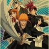 Hot Anime BLEACH Poster Retro Manga Kraft Paper Posters DIY Vintage Home Room Bar Cafe Decor 24 - Anime Posters Shop
