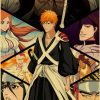 Hot Anime BLEACH Poster Retro Manga Kraft Paper Posters DIY Vintage Home Room Bar Cafe Decor 66 - Anime Posters Shop