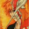 Hot Anime BLEACH Poster Retro Manga Kraft Paper Posters DIY Vintage Home Room Bar Cafe Decor 68 - Anime Posters Shop