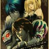 Hot Anime Death Note Posters Manga Ryuk Retro Kraft Paper Sticker Vintage Room Home Bar Cafe 10 - Anime Posters Shop