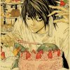 Hot Anime Death Note Posters Manga Ryuk Retro Kraft Paper Sticker Vintage Room Home Bar Cafe - Anime Posters Shop