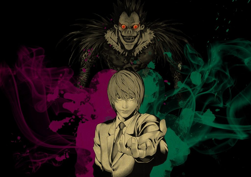 Hot Anime Death Note Posters Manga Ryuk Retro Kraft Paper Sticker Vintage Room Home Bar Cafe 25 - Anime Posters Shop