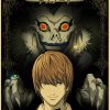 Hot Anime Death Note Posters Manga Ryuk Retro Kraft Paper Sticker Vintage Room Home Bar Cafe 3 - Anime Posters Shop