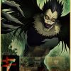 Hot Anime Death Note Posters Manga Ryuk Retro Kraft Paper Sticker Vintage Room Home Bar Cafe 5 - Anime Posters Shop