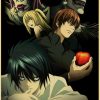 Hot Anime Death Note Posters Manga Ryuk Retro Kraft Paper Sticker Vintage Room Home Bar Cafe 7 - Anime Posters Shop