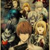 Hot Anime Death Note Posters Manga Ryuk Retro Kraft Paper Sticker Vintage Room Home Bar Cafe 8 - Anime Posters Shop