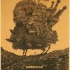 Howl s Moving Castle Hayao Miyazaki Cartoon Movie High Quality Vintage Poster Canvas Prints Wall Decor.jpg 640x640 6 - Anime Posters Shop
