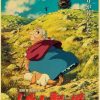 Howl s Moving Castle Hayao Miyazaki Cartoon Movie High Quality Vintage Poster Canvas Prints Wall Decor.jpg 640x640 7 - Anime Posters Shop