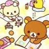 Japan Anime Cute Cartoon Rilakkuma Poster For Wall Art Canvas Print Manga Bear Chick Cat Reading 20 - Anime Posters Shop