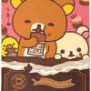 Japan Anime Cute Cartoon Rilakkuma Poster For Wall Art Canvas Print Manga Bear Chick Cat Reading 3 - Anime Posters Shop