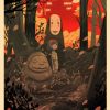 Japan Famous Cartoon Anime Spirited Away Character Quality Canvas Painting Posters Kids Room Living Wall Art 16 - Anime Posters Shop