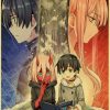 Japanese Anime DARLING in the FRANXX Retro Poster Decoration Bedroom Living Room Kraft Paper Poster High.jpg 640x640 17 - Anime Posters Shop