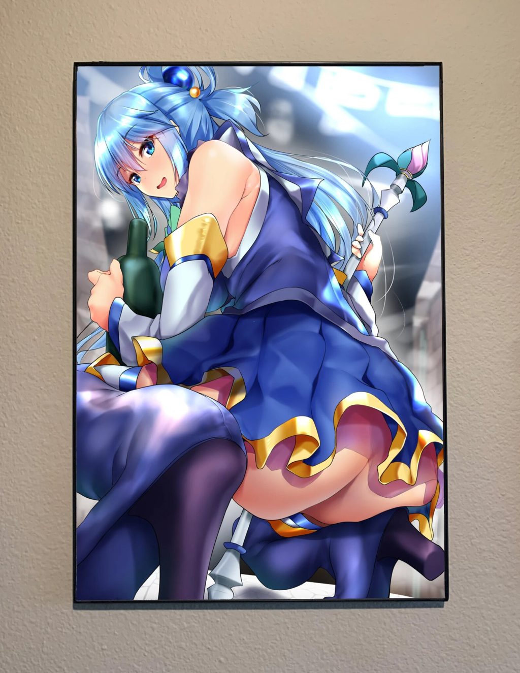 Japanese Anime Figure Hot Classic novel Konosuba Modern Art Home Wall Decoration Canvas Poster Aesthetics Kids 12 - Anime Posters Shop