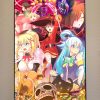 Japanese Anime Figure Hot Classic novel Konosuba Modern Art Home Wall Decoration Canvas Poster Aesthetics Kids 16 - Anime Posters Shop