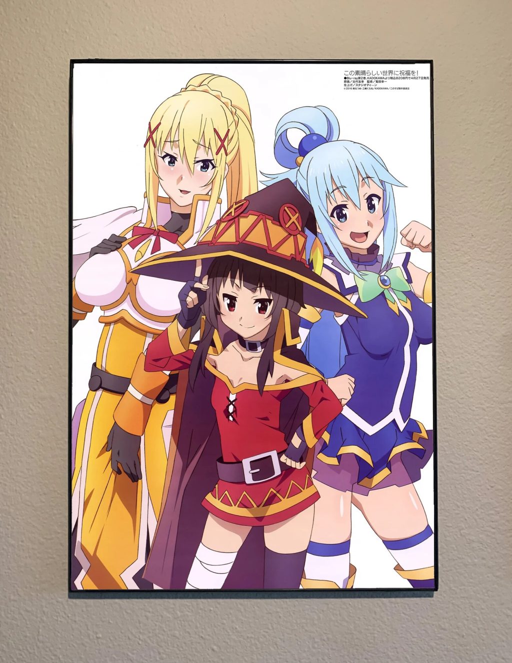 Japanese Anime Figure Hot Classic novel Konosuba Modern Art Home Wall Decoration Canvas Poster Aesthetics Kids 20 - Anime Posters Shop