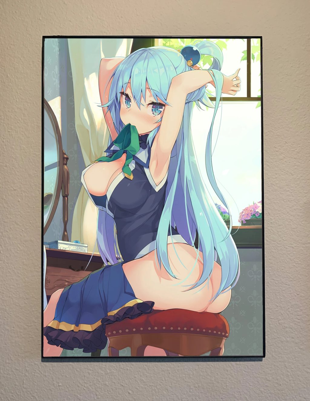 Japanese Anime Figure Hot Classic novel Konosuba Modern Art Home Wall Decoration Canvas Poster Aesthetics Kids 4 - Anime Posters Shop