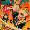 Japanese Cartoon Haikyuu Poster Volleyball Boy Art Painting Kraft Paper Manga Vintage Prints Wall Sticker for 3 - Anime Posters Shop
