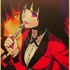 Kakegurui Retro Poster Japanese Anime Poster Decoration Bedroom Living Room Kraft Paper Poster High Quality Wall - Anime Posters Shop