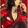 Kakegurui Retro Poster Japanese Anime Poster Decoration Bedroom Living Room Kraft Paper Poster High Quality Wall 22 - Anime Posters Shop