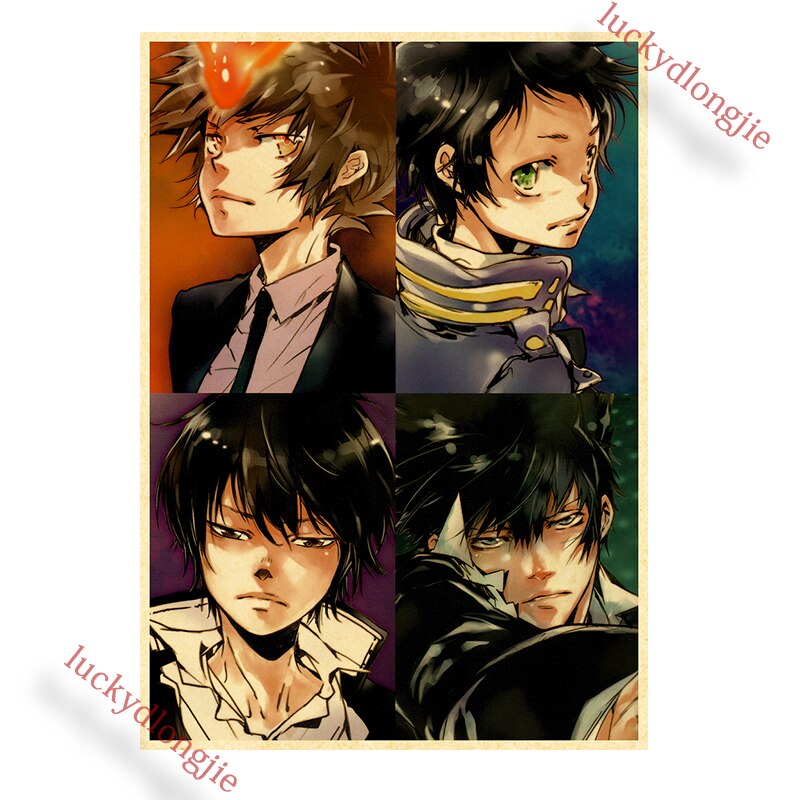 Katekyo Hitman Reborn Poster Anime Wall Vintage Kraft Paper Posters Decor For Home Room Pictur And 13 - Anime Posters Shop
