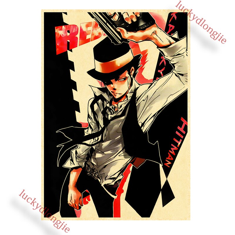 Katekyo Hitman Reborn Poster Anime Wall Vintage Kraft Paper Posters Decor For Home Room Pictur And 16 - Anime Posters Shop