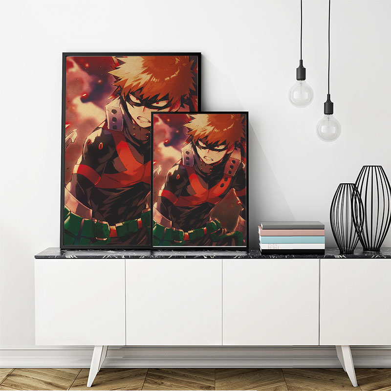My Hero Academia D Midoriya Izuku Character Character Vintage Kraft Paper Poster Bar Cafe Decorative Painting 2 - Anime Posters Shop