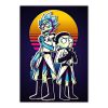 New Rick and Morty HD Posters Anime Canvas Painting Bar Room Manga Decoration Painting Art Wall 4 - Anime Posters Shop