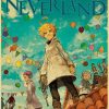 Painting Retro Poster Prints Anime The Promised Neverland Yakusoku No Neverland Norman kraft paper Wall Picture 7 - Anime Posters Shop