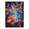 Posters Anime Pok mon Peripheral Art Introduction To Card Properties Canvas Painting Mewtwo Eevee Cartoon Picture 3 - Anime Posters Shop