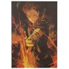 TIE LER Anime Jujutsu Kaisen Anime Poster Kraft Paper Decoration Painting Modern Living Room Home Decor 1 - Anime Posters Shop