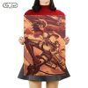 TIE LER Attack On Titan Japanese Cartoon Comic Kraft Paper Wall Stickers Bar Poster Decorative Painting - Anime Posters Shop