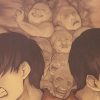 TIE LER Popular Classic Japanese Anime Attack on Titan Home Decor Retro Poster Prints Kraft Paper 4 - Anime Posters Shop