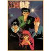 YuYu Hakusho Poster Decor For Home Posters Anime Room Wall Pictur Kraft Paper Retro And Prints 1 - Anime Posters Shop