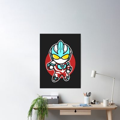 Ultraman Ginga Chibi Style Kawaii Poster Official Anime Posters Merch