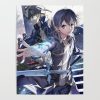 kirito y asuna sword art online6702121 posters - Anime Posters Shop