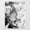 my hero academia shoto todoroki black white posters - Anime Posters Shop