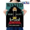 one piece brook burukku nostalgic retro kraft paper poster 353 - Anime Posters Shop