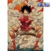 one piece luffy smoke kraft paper poster 678 - Anime Posters Shop