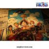 one piece luffy team kraft paper poster 463 - Anime Posters Shop