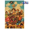 one piece luffy team kraft paper poster 844 - Anime Posters Shop